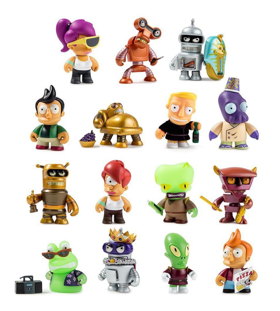 Futurama Universe X Mini Series - Collectible Action Figures Set for Fans & Gift Ideas | Perfect for Display, Cosplay, and Sci-Fi Enthusiasts