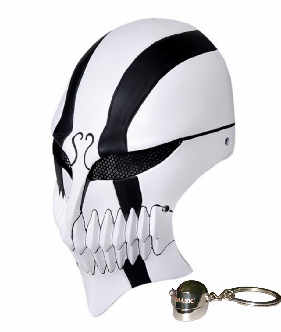 Gmasking Reaper Evil Byakuya Kun Cosplay Mask - Full Face Airsoft & Paintball Protection - Perfect for Halloween, Cosplay Events, and Tactical Sports Games