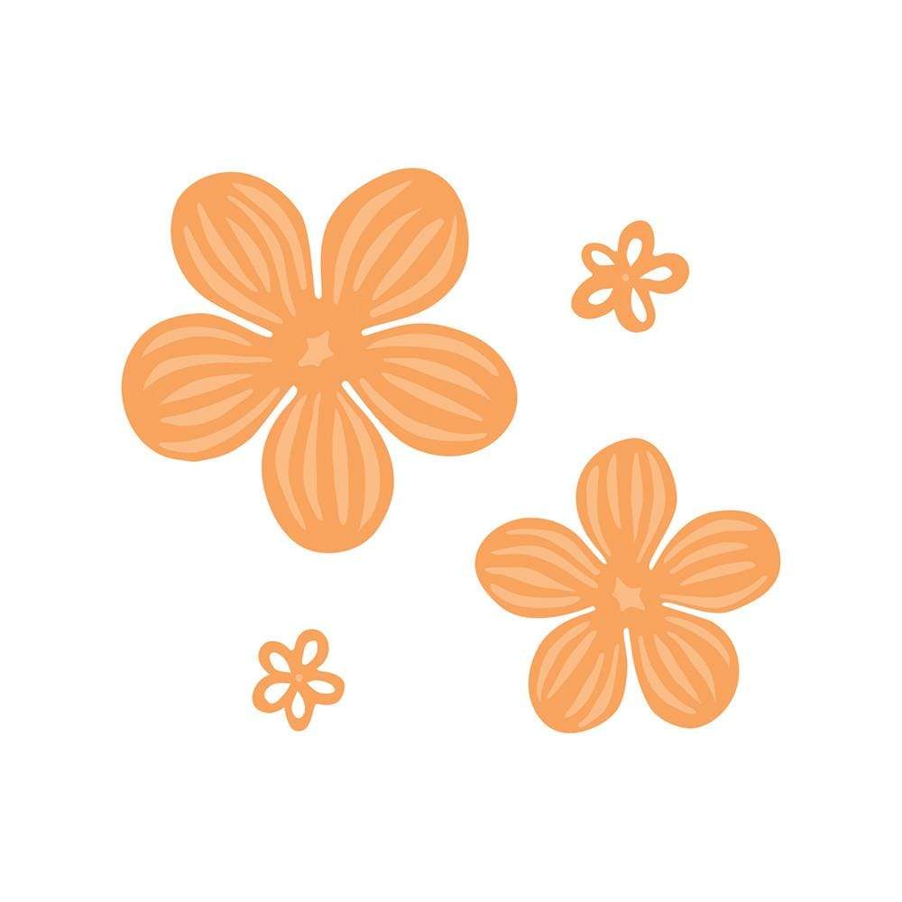 Tonic Studios Simple Florals Buttercups and Blossoms Die Set 4448E - Floral Crafting Dies for Scrapbooking, Card Making & DIY Paper Crafts
