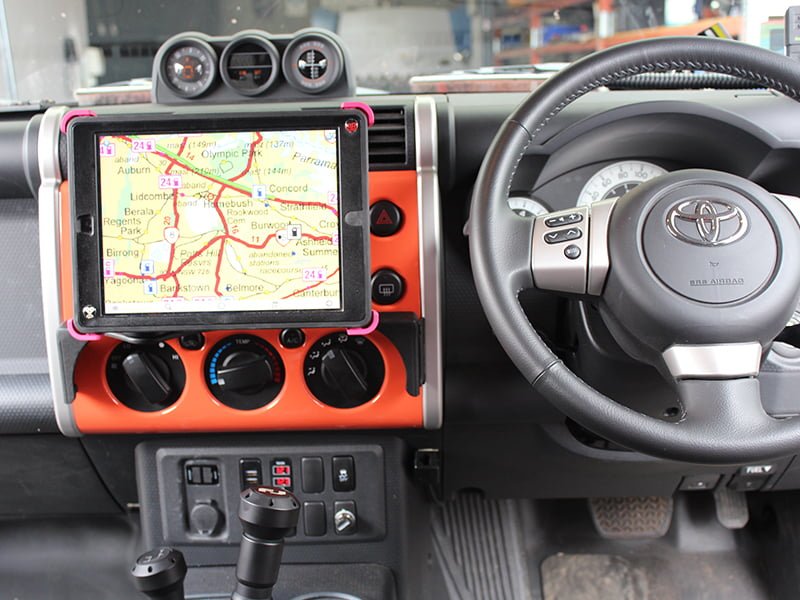 Industrial Evolution InDash Mount for Toyota FJ Cruiser (2011+) - Secure Phone Holder for GPS Navigation & Hands-Free Driving - Perfect for Off-Road Adventures & Daily Commutes