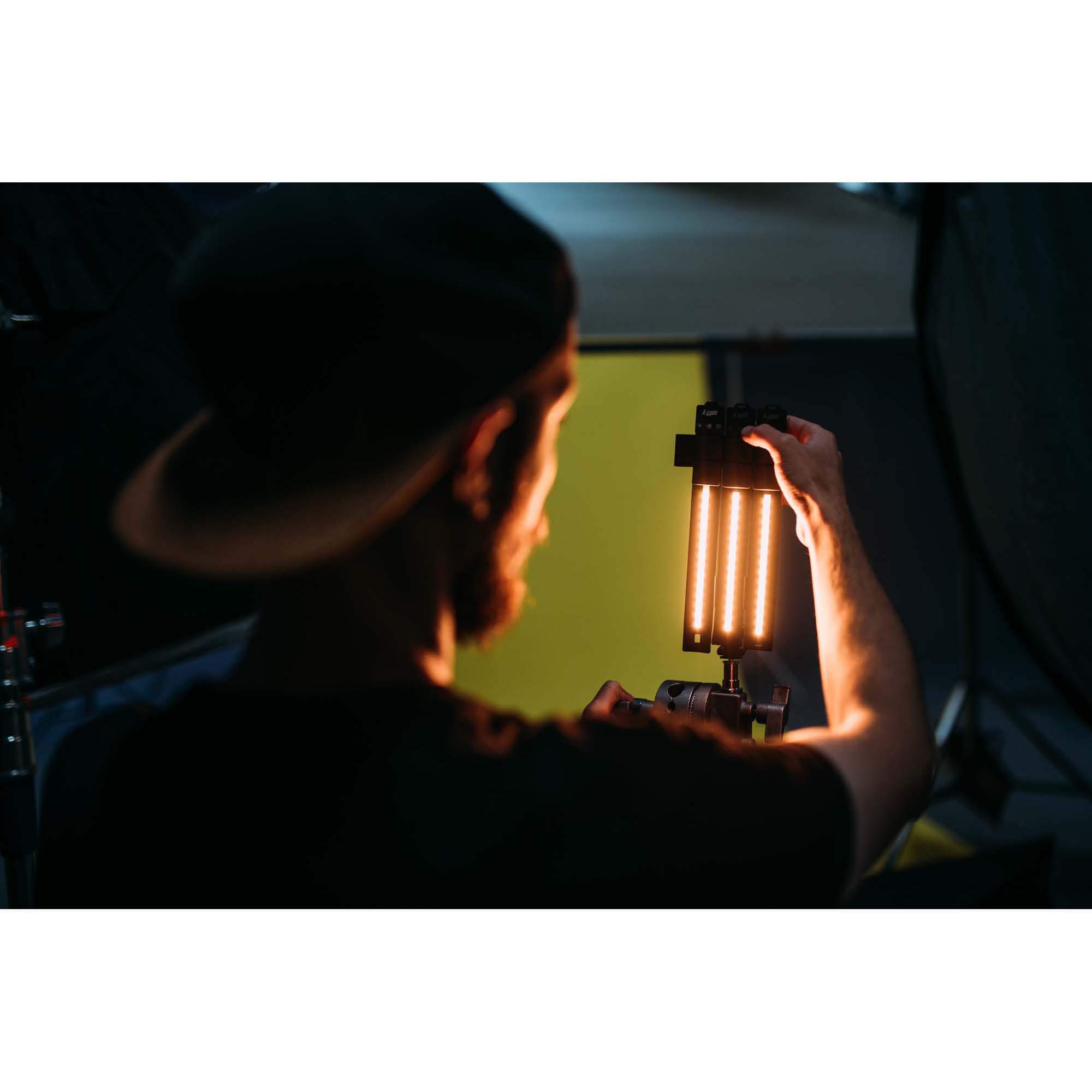 KYU 6 PNL Triple Bracket for KYU 6 LED Light Mounting - Heavy Duty Aluminum Alloy Brackets for Stage Lighting, Studio Equipment & Event Setup (Clearance Sale)