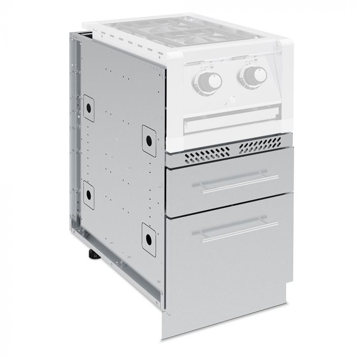 Broil King Imperial S200 Range Burner Cabinet 802400 - Premium Gas Grill Accessory for Outdoor Cooking, Backyard BBQs & Patio Entertaining