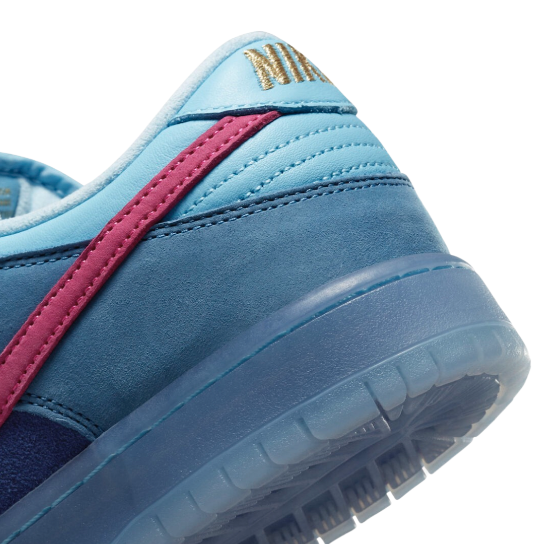 Nike Dunk SB Low Pro QS Run the Jewels Sneakers - Deep Royal Blue & Active Pink Colorway | Men's Skateboarding Shoes for Streetwear & Casual Wear
