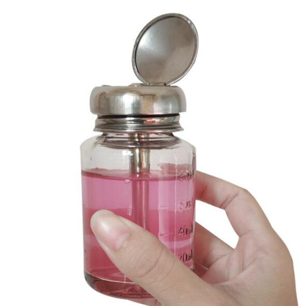 Jojomis 4-Size Empty Glass Pressure Bottle Set - Essential Oil Dispenser, Alcohol Spray Vials for DIY, Travel & Home Use