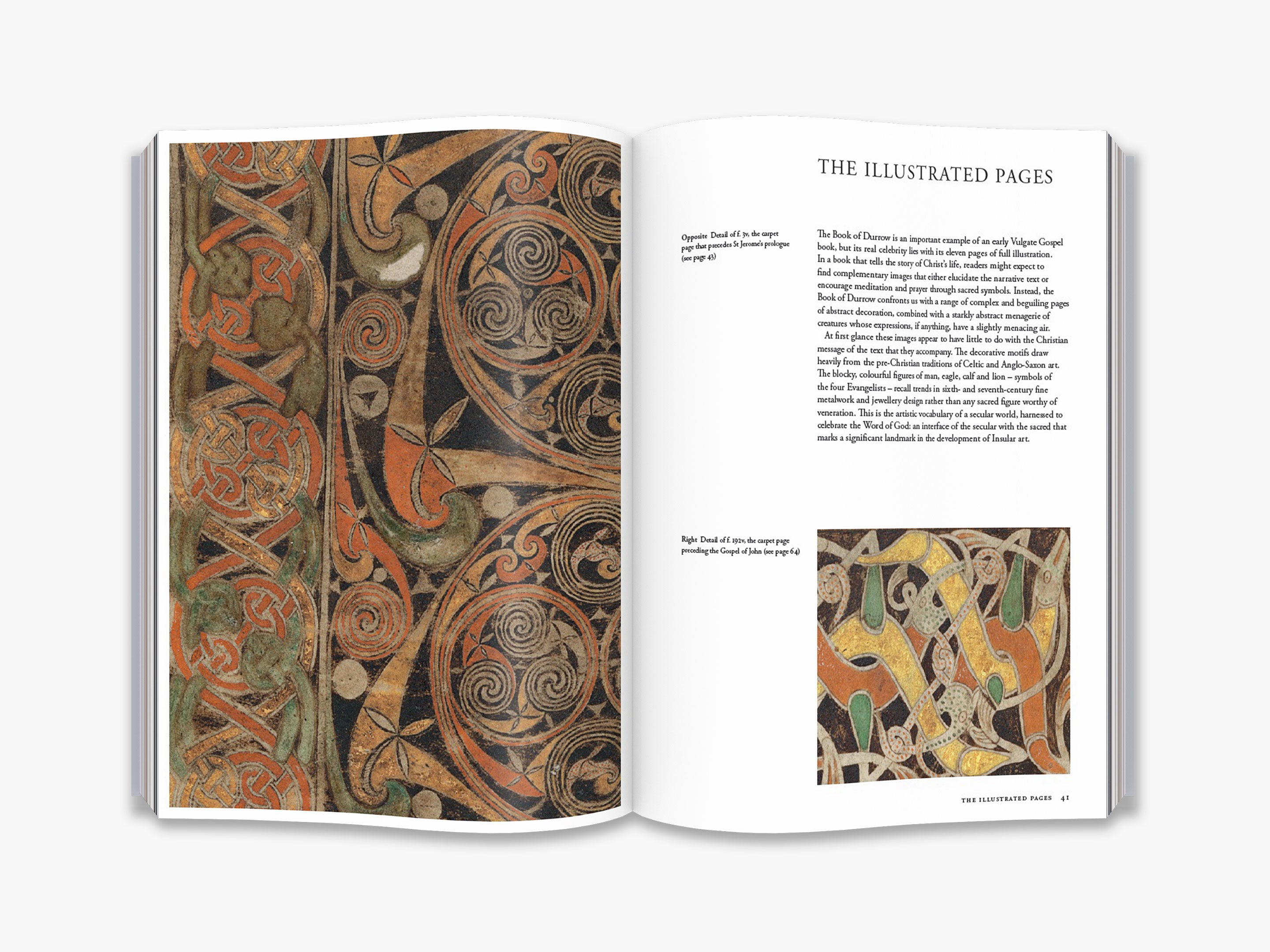 The Book of Durrow - Ancient Celtic Illuminated Manuscript - Perfect for History Enthusiasts & Art Collectors | Home Decor, Gift Idea, Study Resource