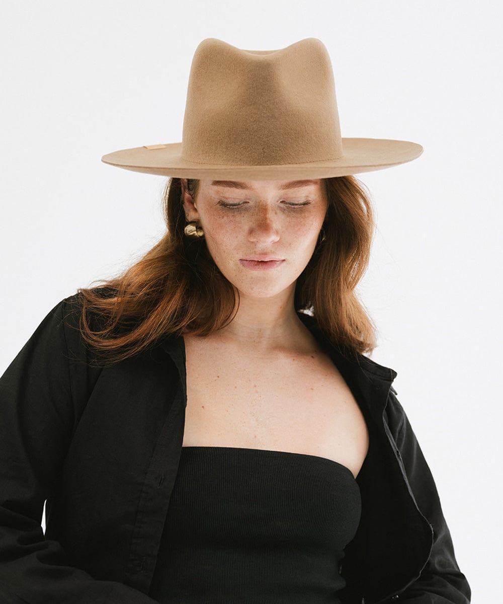 Stylish Ava Fedora Hat for Women - Classic Wide Brim Sun Hat for Outdoor, Beach, and Summer Fashion