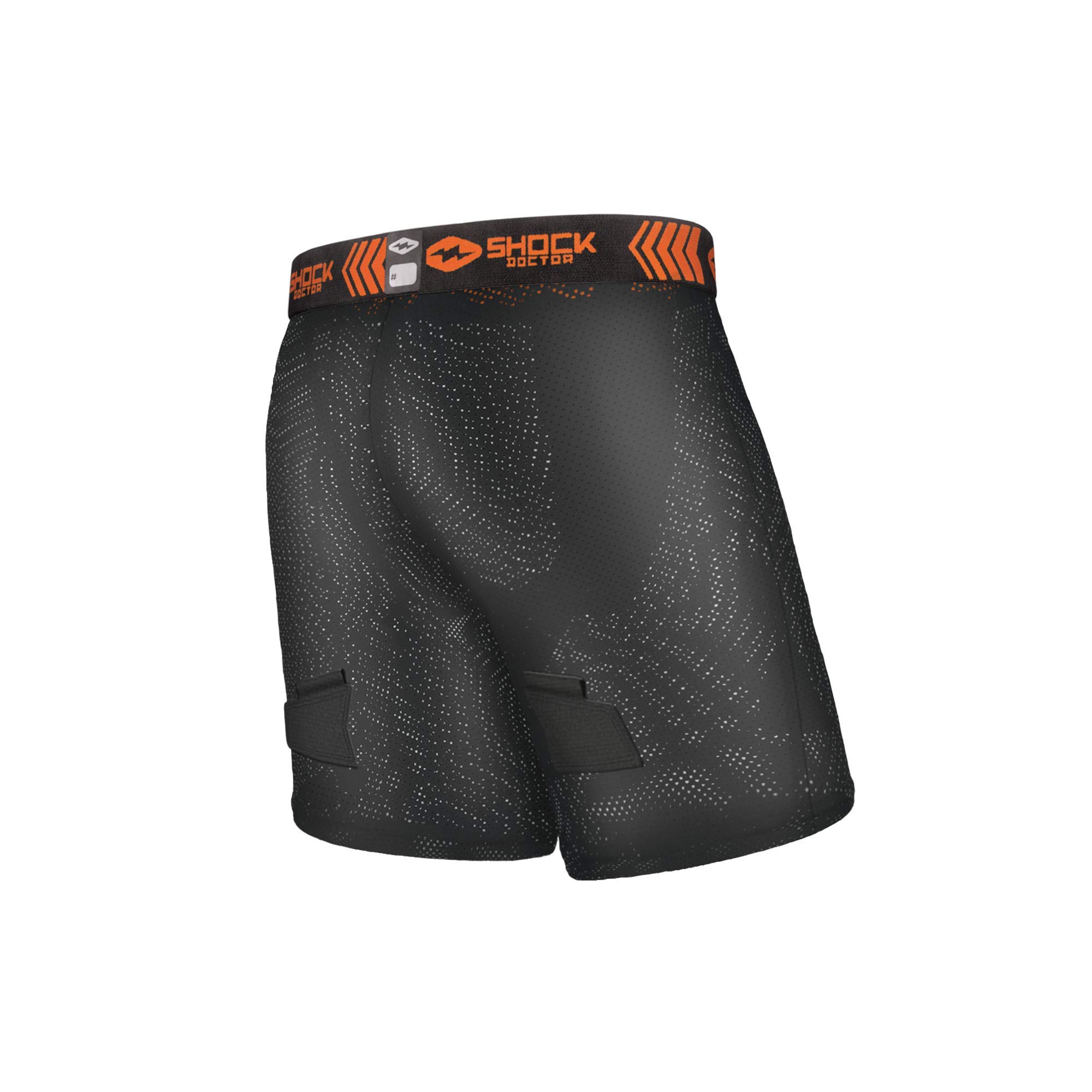 Shock Doctor Men's & Youth Loose Hockey Shorts with BioFlex Cup Supporter - Comfortable & Protective Hockey Gear for Games & Practice