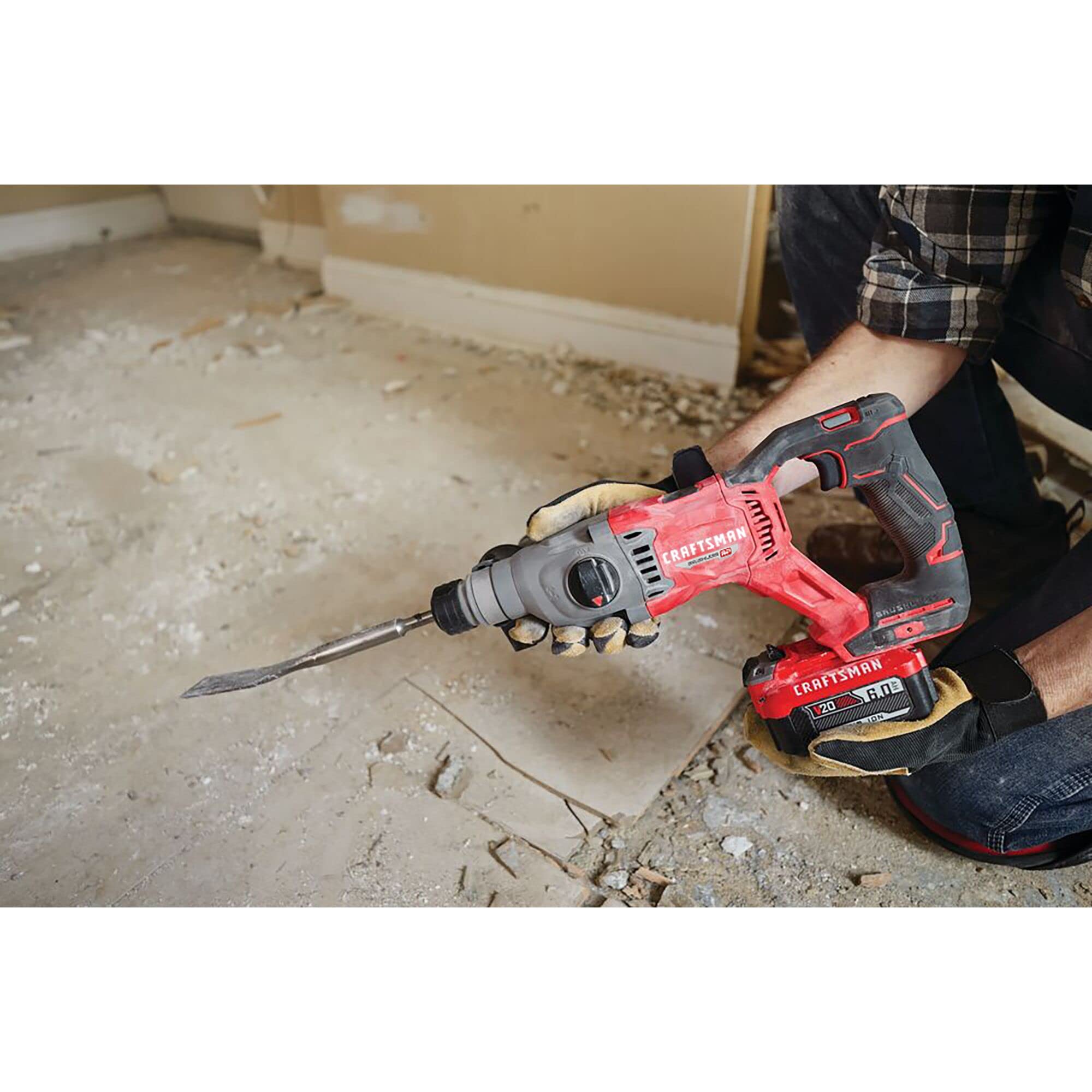 CRAFTSMAN V20 RP SDS Rotary Hammer Drill - Cordless 7/8