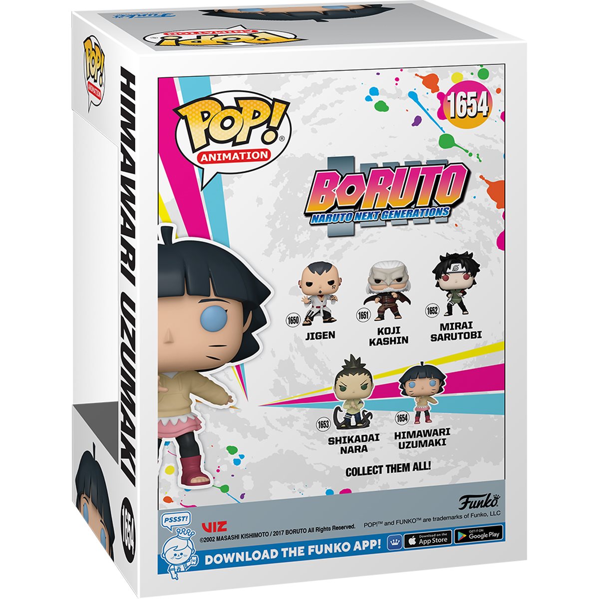 Boruto: Naruto Next Generations Himawari Uzumaki Funko Pop! Vinyl Figure #1654 - Anime Collectible for Fans, Perfect for Display & Gifts
