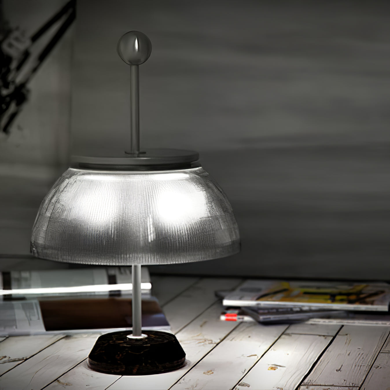 Modern Alfa Table Lamp - Adjustable LED Desk Light with Touch Control, Warm White to Cool White (3000K-6000K) - Perfect for Home Office, Bedroom Nightstand, or Living Room Reading Nook