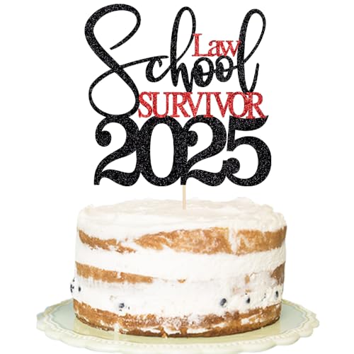 Law School Survivor 2025 Cake Topper