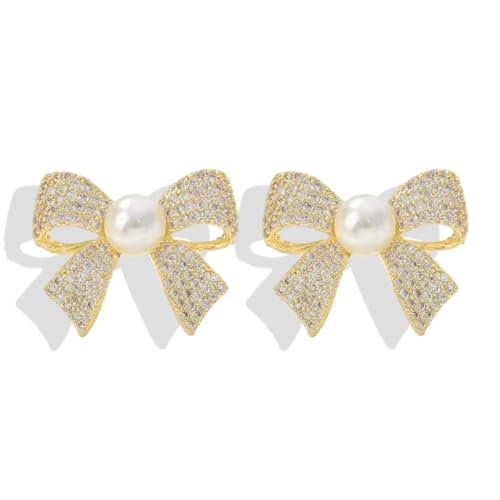Z:Pearl Bow Earrings