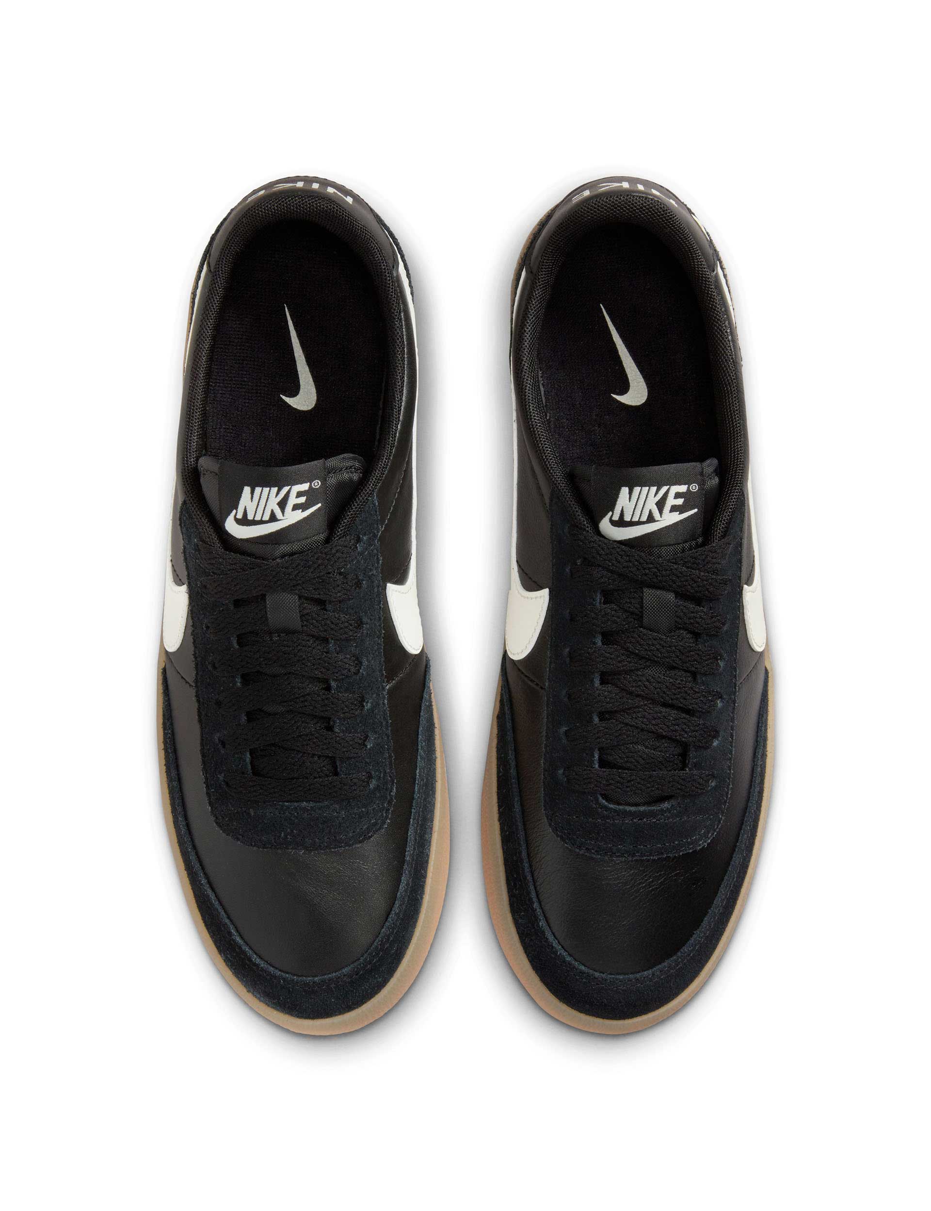 Nike Killshot 2 Leather Sneakers - Black/Gum & Yellow/Sail Colorway | Classic Court Shoes for Men | Perfect for Casual Wear, Office Style & Everyday Fashion