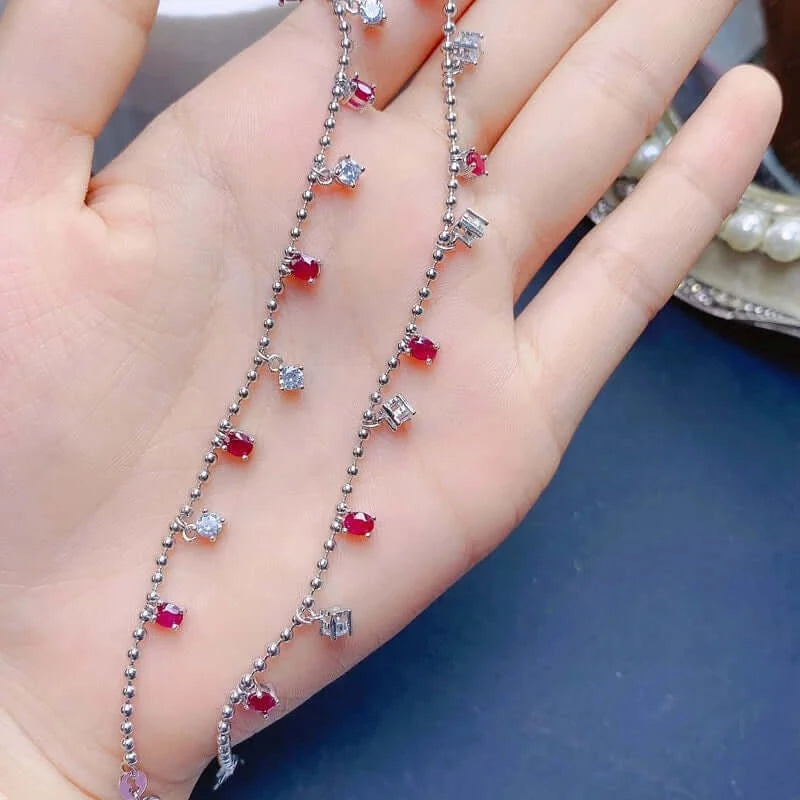 18K Platinum Tourmaline Bracelet for Libra - Elegant Zodiac Jewelry, Wisdom & Spiritual Gift for Women | Perfect for Birthdays, Anniversaries and Special Occasions