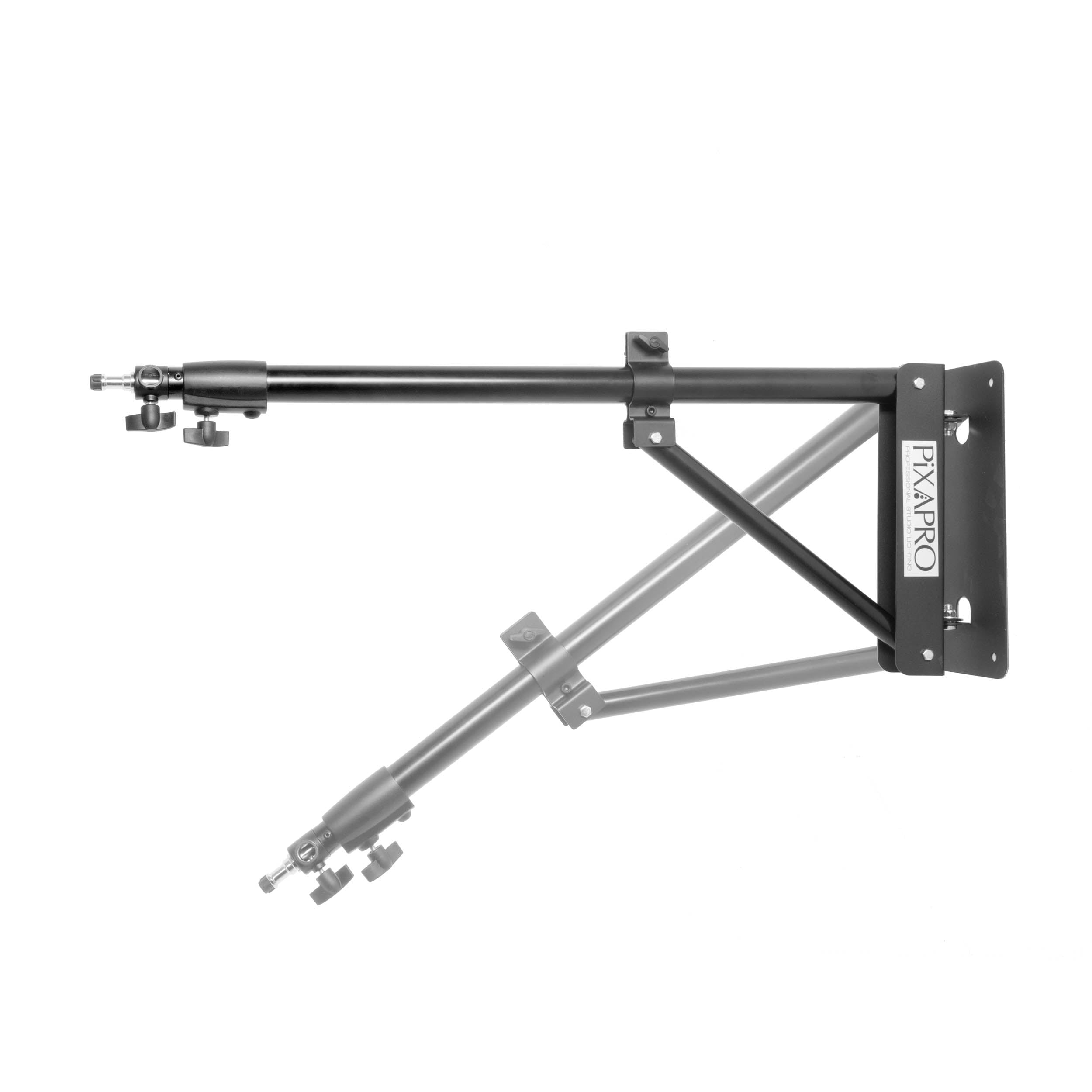 180° Adjustable Wall Mounted Boom Stand (75-130cm) - Perfect for Studio Microphones, Podcasting, and Home Recording Setup