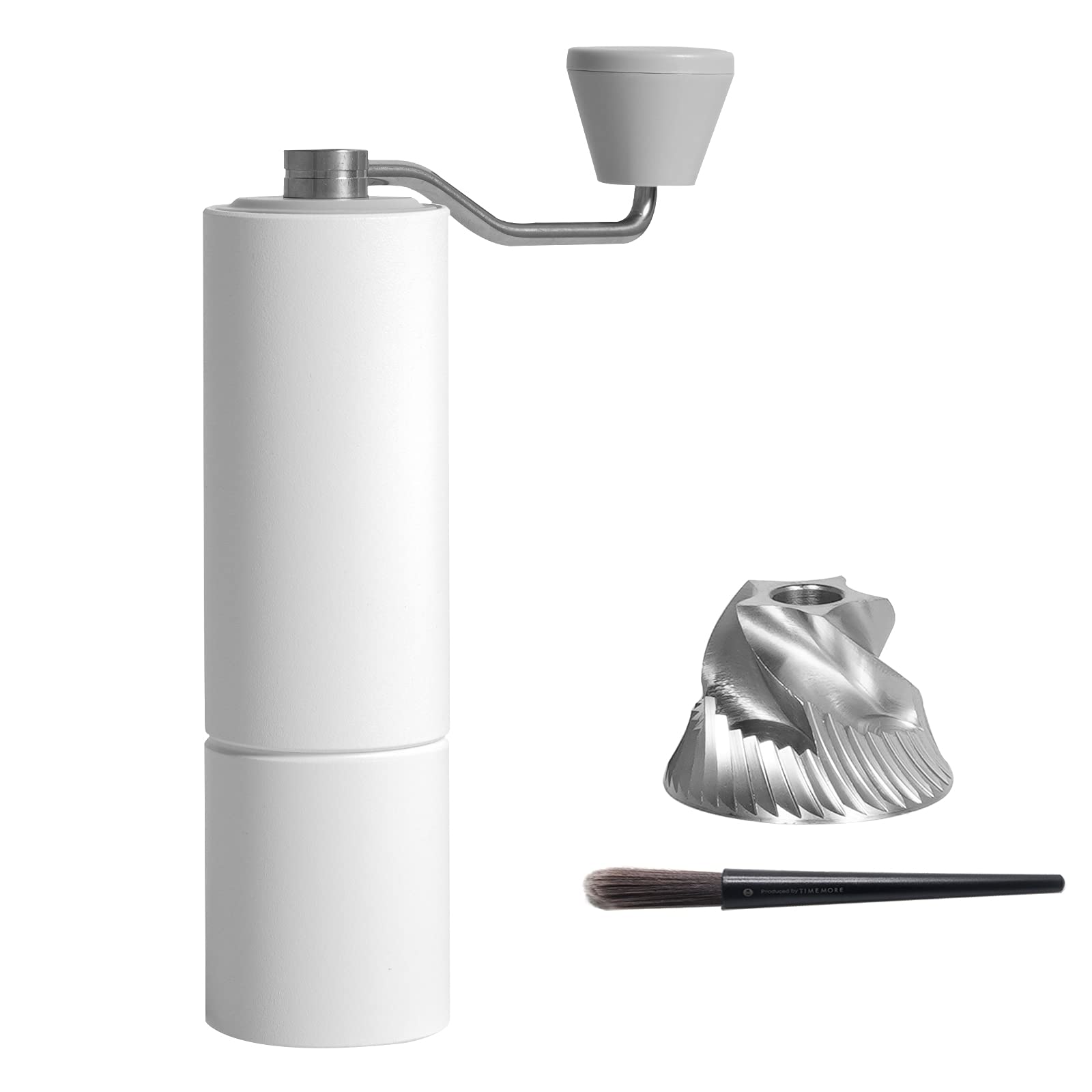 TIMEMORE Chestnut C2 MAX Manual Coffee Grinder - Adjustable Coarse to Fine Settings, 30g Capacity with CNC Stainless Steel Conical Burr for Espresso, French Press & Pour Over - Perfect for Home, Office, Travel & Camping Coffee Brewing