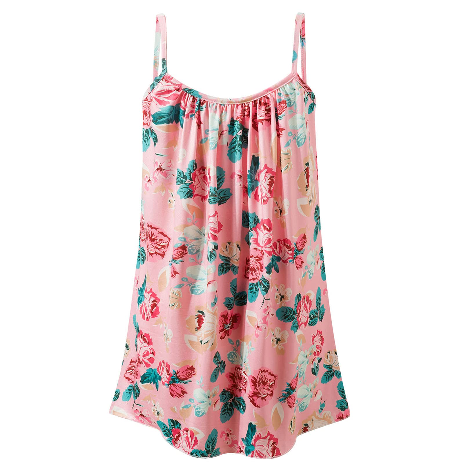 Women's Boho Floral Print Summer Dress - Sleeveless Adjustable Strap Beach Mini Dress for Vacation, Pool Party & Outdoor Activities