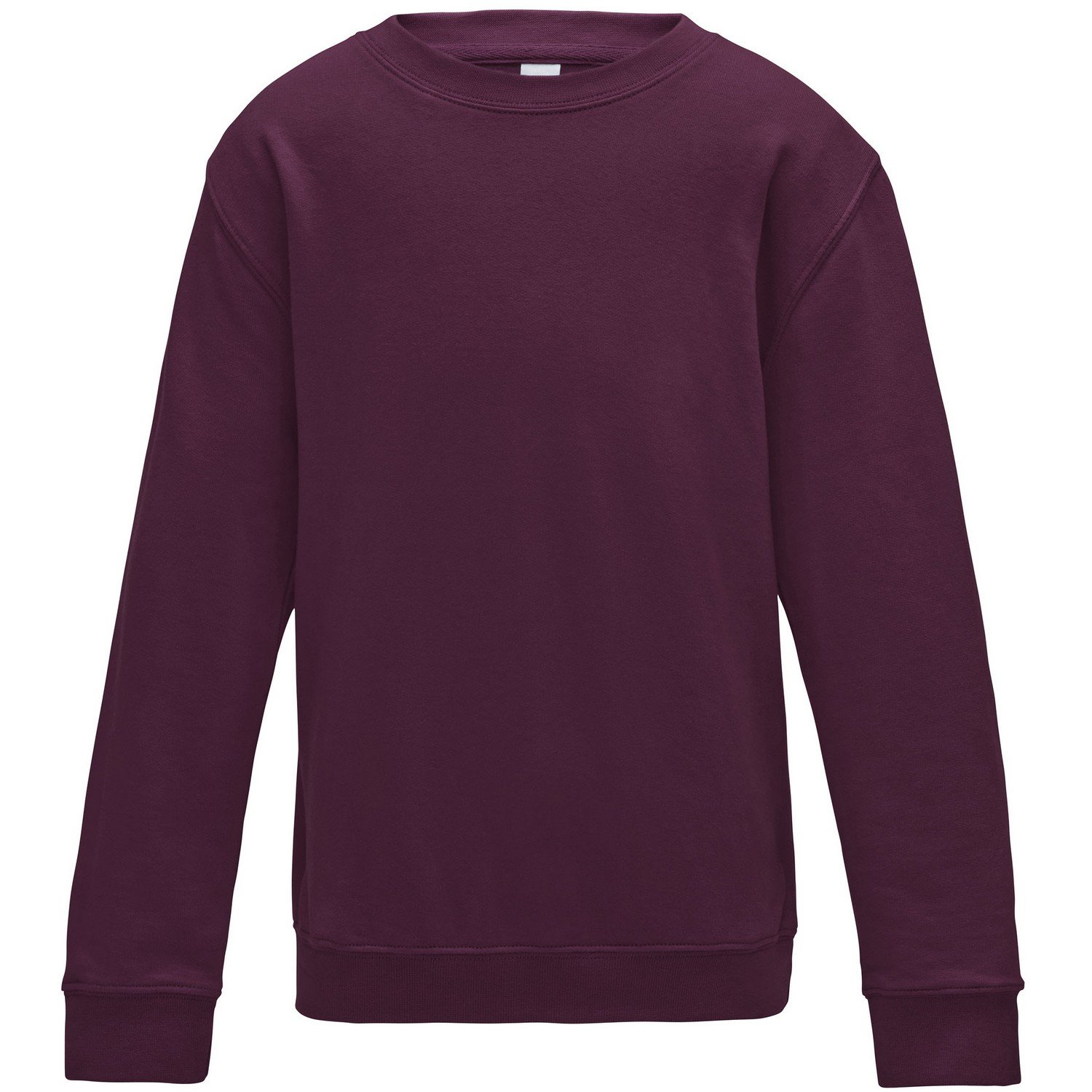 AWDis Kids Plain Crew Neck Sweatshirt - Soft Cotton Hooded Pullover for Boys & Girls - Perfect for School, Playdates & Casual Wear