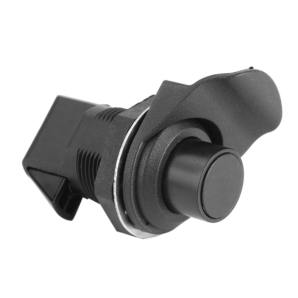 KIMISS Push Button Marine Glove Box Lock Replacement - Keylocking Security Lock for Automotive & Boat Door Glove Compartment (Fits 93-304 Models) | Waterproof & Rustproof for Marine & RV Use