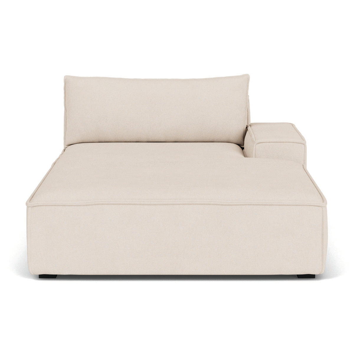 Stylish Daphne Fabric 1-Seater Right Chaise Modular Sofa - Perfect for Small Living Rooms, Apartments & Cozy Spaces
