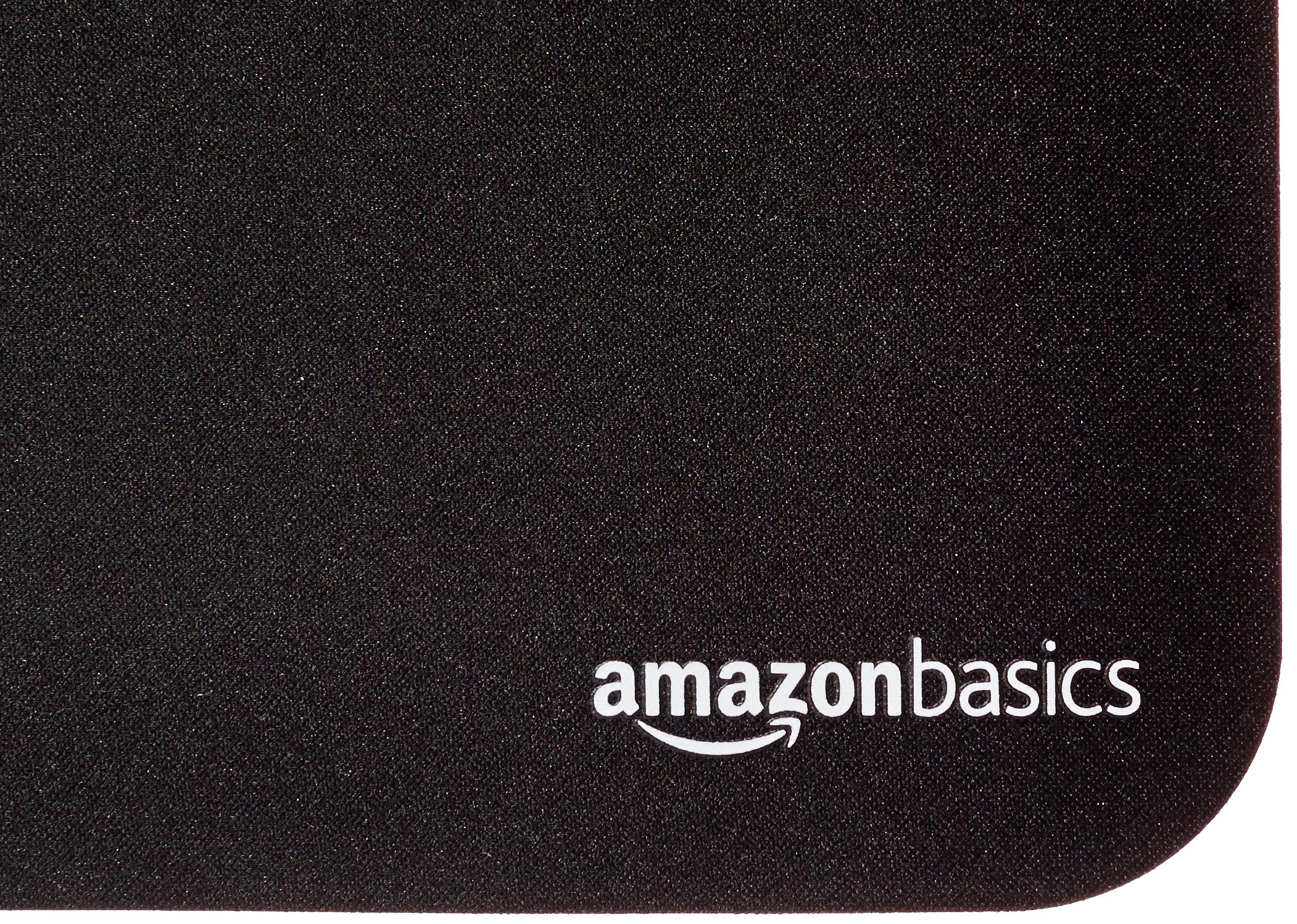 AmazonBasics 3-Button USB Wired Computer Mouse (Black) & Gaming Mouse Pad - 1-Pack | Ergonomic Design for Office Work, Gaming & Home Computing