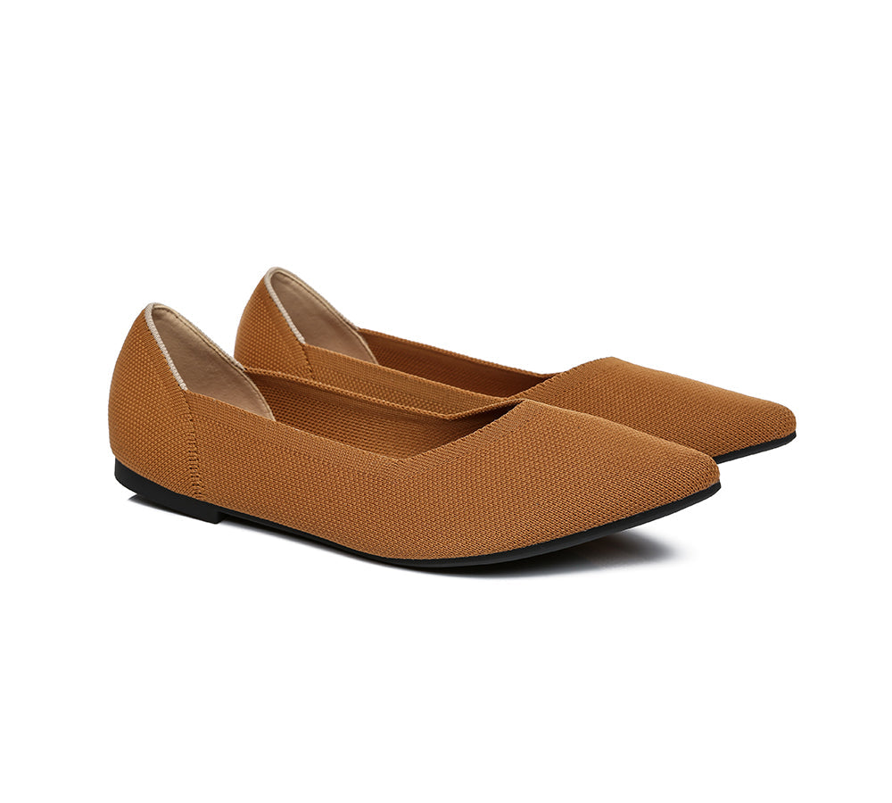 TARRAMARRA® Women's Foldable Pointed Toe Ballet Flats - Comfortable & Stylish Slip-On Shoes for Work, Travel & Everyday Wear