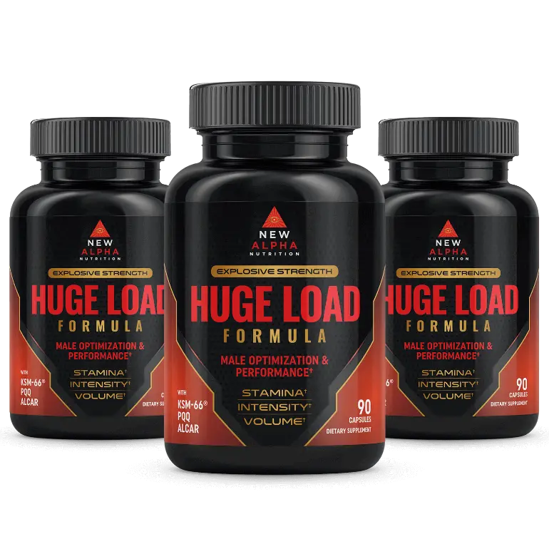 Best Huge Load Formula Capsules for Men - Natural Male Enhancement Supplement for Stamina & Performance - Use Before Intimacy or Workouts