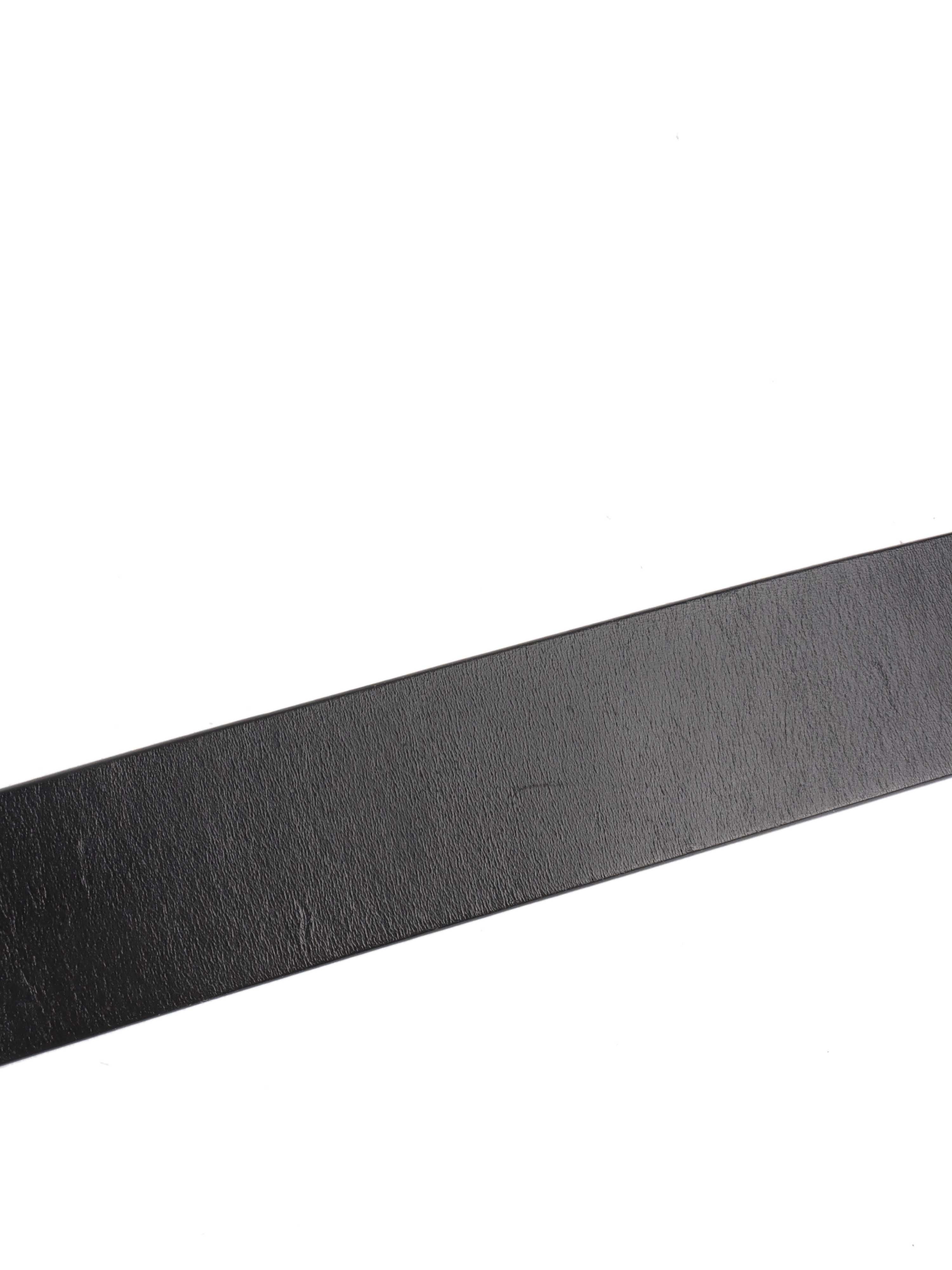 Versace Black Genuine Leather Belt for Men - Stylish Designer Fashion Accessory for Jeans, Suits & Casual Wear