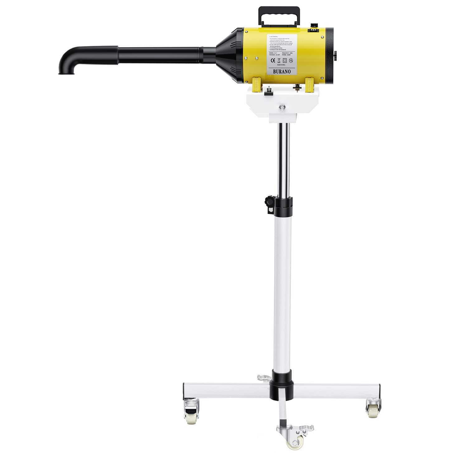 Professional Dog Grooming Dryer Stand - Adjustable High Velocity Pet Hair Dryer with Variable Speed & Heat Control - Perfect for Home Grooming, Pet Salons & Veterinary Clinics