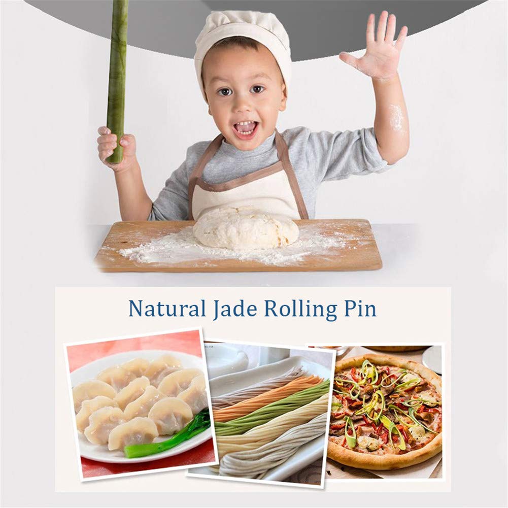 **21Cm Non-Stick Pastry Rolling Pin for Pizza, Pasta, Pie Crust, Cookies & Fondant Icing – Easy to Clean Kitchen Bakery Tool (Green) – Perfect for Home Baking, Cooking & Cake Decorating**