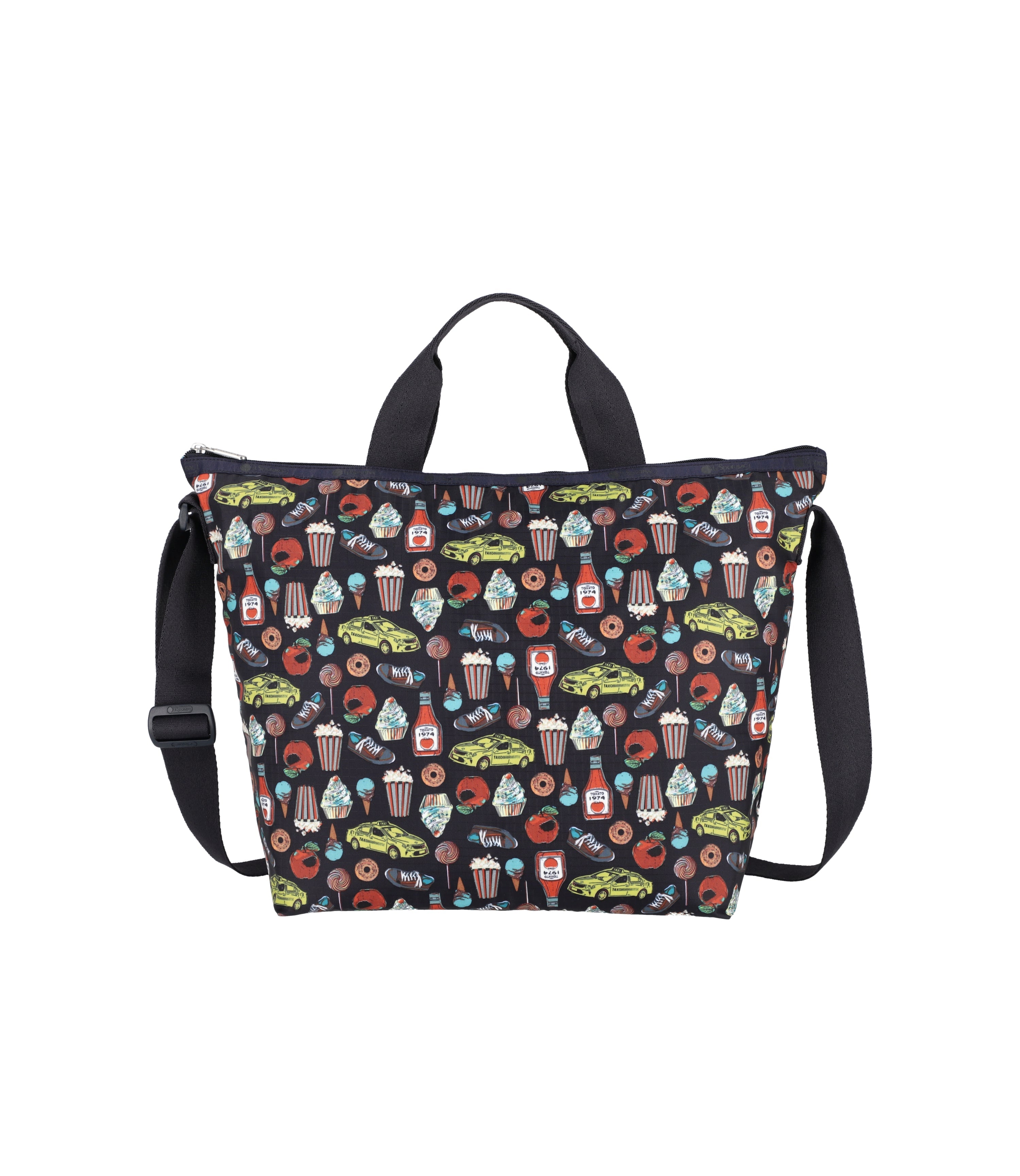 New York Icons Navy print