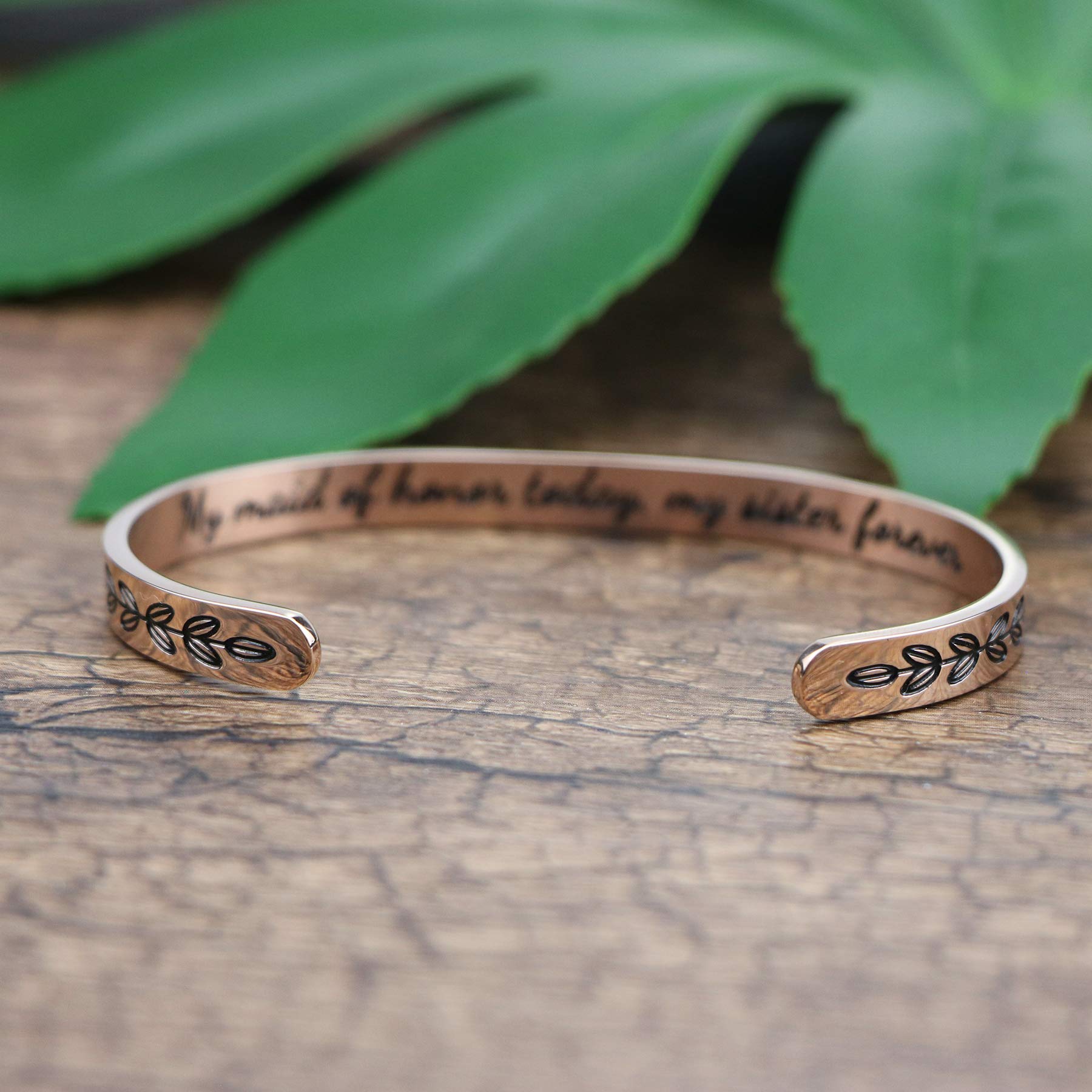 JoycuFF Stainless Steel Bracelets for Women - Elegant Cuff Bangle Gift for Mother, Mom, Wife (Christmas, Birthday, Thanksgiving) - Meaningful Year-Round Jewelry Gift for Her - Perfect for Special Occasions, Anniversaries & Everyday Wear