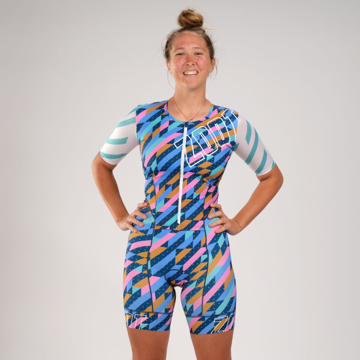 Women's LTD Tri Aero FZ Racesuit - Unbreakable Triathlon Suit for Cycling & Running | Durable Performance Wear for Female Athletes
