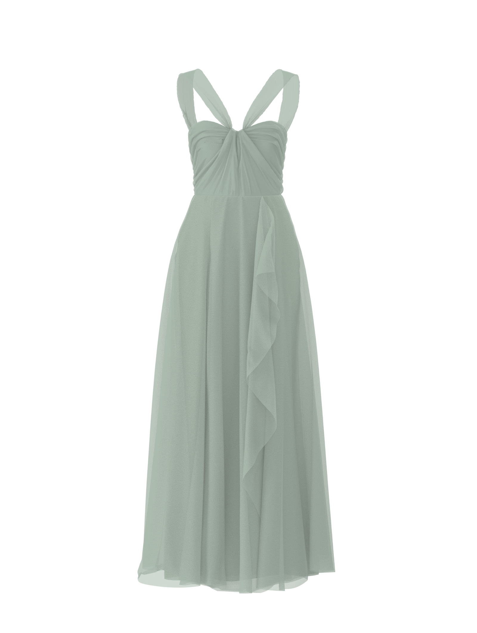 Cerisa Bodice & Jaycie Skirt Set in Sage Green - Elegant Women's Fashion for Parties, Weddings, and Special Occasions