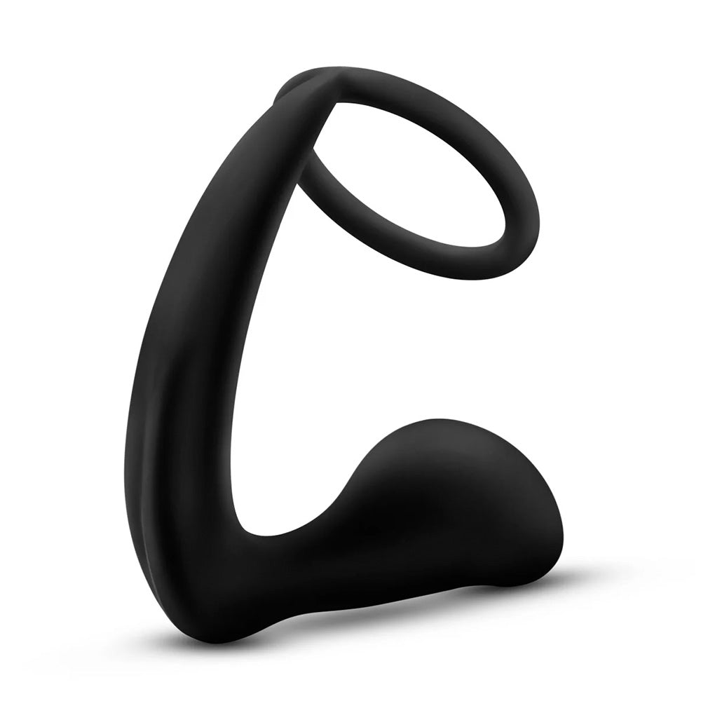 Anal Adventures Platinum Silicone Cock Ring & Butt Plug Set - Premium Stretching Pleasure Toy for Men, Couples Play & BDSM Exploration - Perfect for Solo Use, Partner Play & Sensual Enhancement