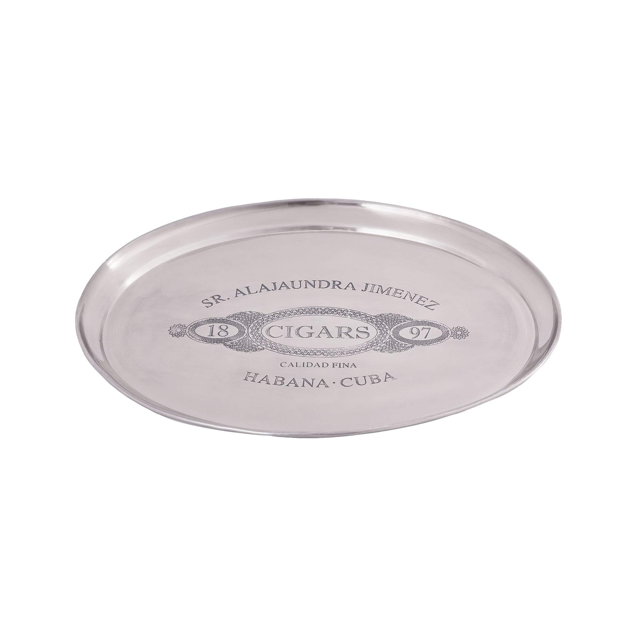 Elk Lighting Pewter Serving Tray - Elegant One Size Metal Tray for Entertaining, Dining, and Home Decor