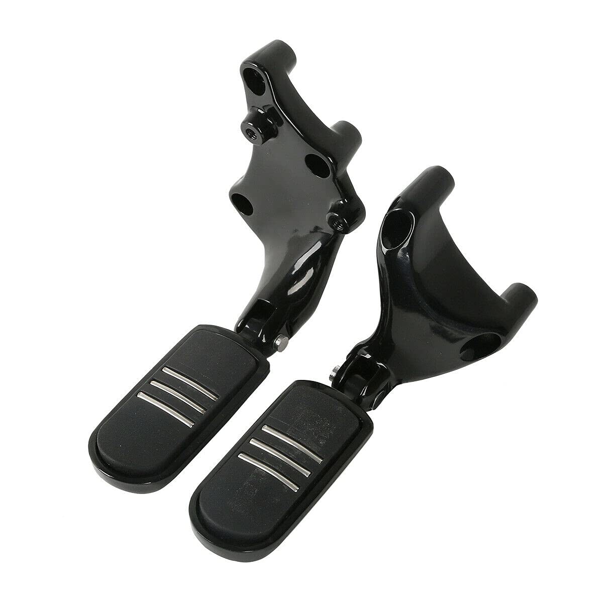 Harley Davidson Footpegs Kit - TCMT Rear Passenger Pillion Seat Footpegs Mount Compatible with Sportster Iron 883 XL883N (2016-2021) & Iron 1200 XL1200NS (2018-2021) - Perfect for Long Rides & Two-Up Riding