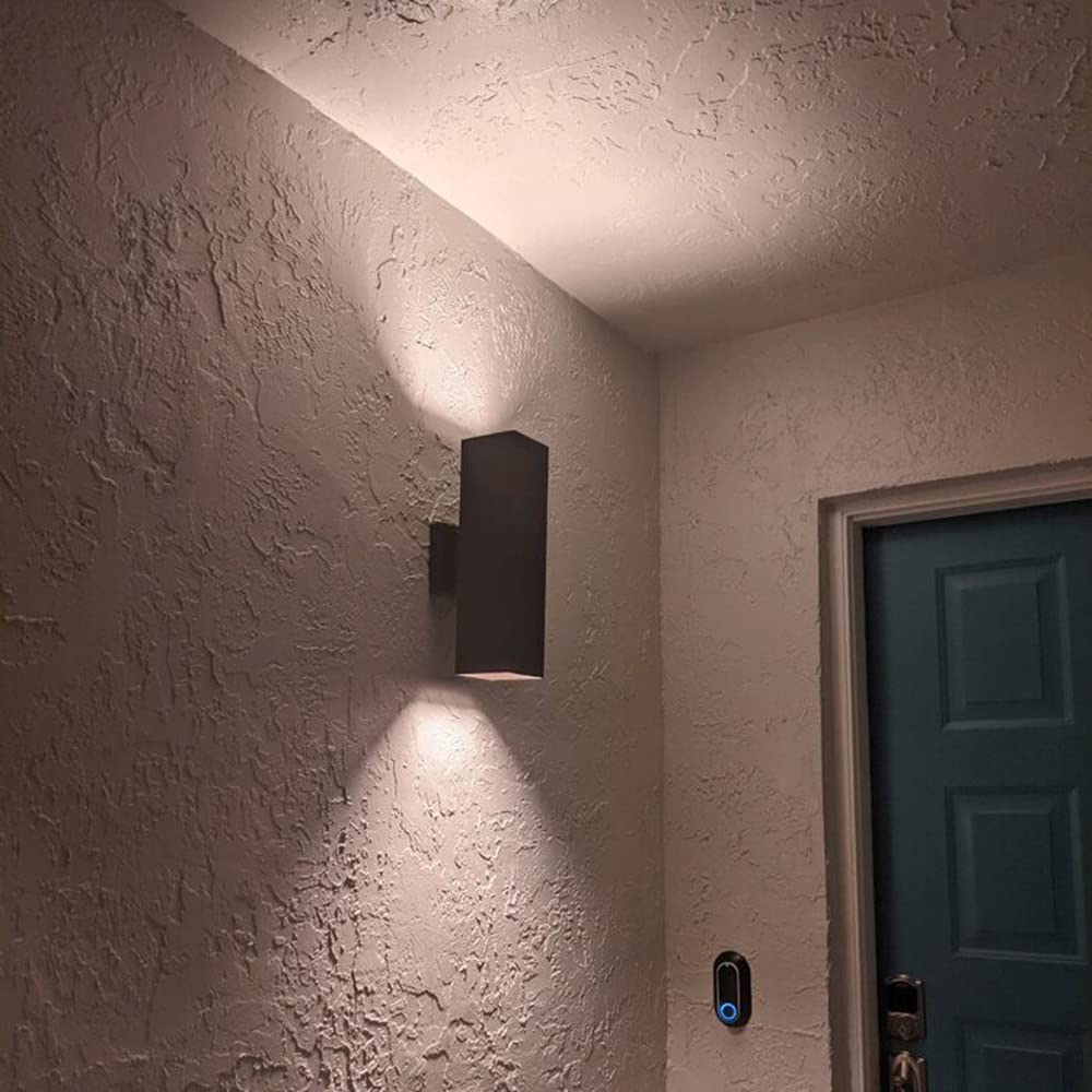Dusk to Dawn Outdoor Wall Sconces - Oil Rubbed Bronze Waterproof Porch Lights with Rust Proof Finish - ETL Certified for Garage, Balcony, Entryway & Patio Lighting | Perfect for Home Exterior, Garden & Pathway Illumination