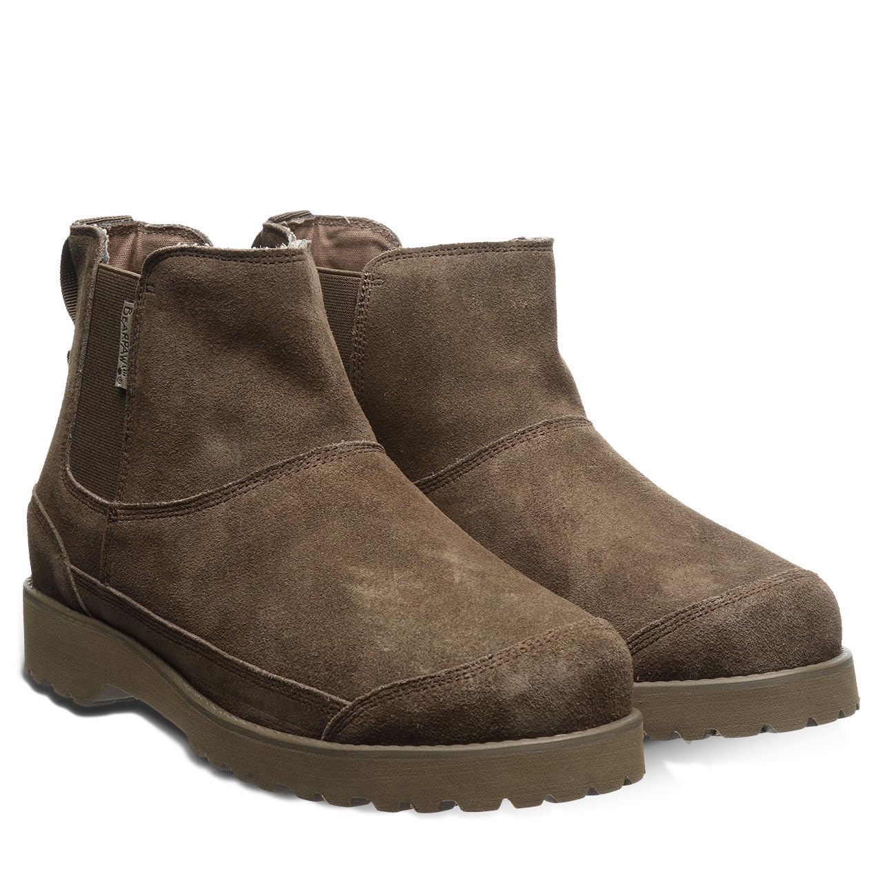 BEARPAW Men's Nick Boot - Classic Suede Winter Boots for Men | Comfortable & Warm Snow Boots | Perfect for Hiking, Outdoor Activities & Cold Weather