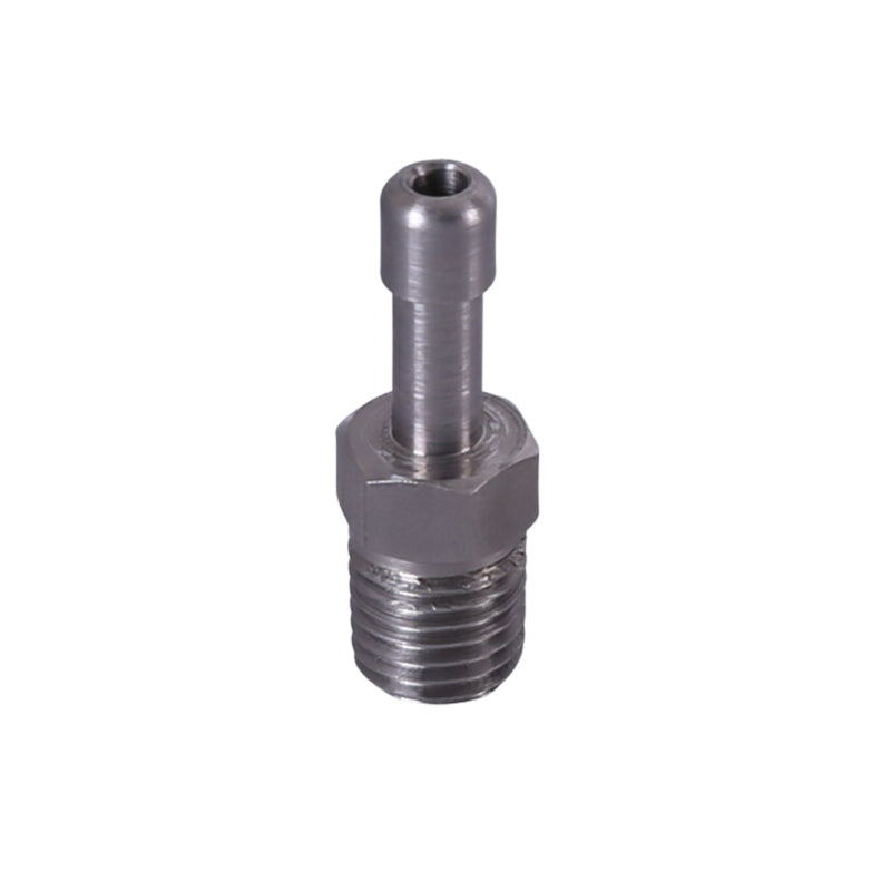 Aeromotive 1/16in NPT to 5/32in Hose Barb Stainless Steel Vacuum Boost Fitting - Perfect for Turbocharged & Supercharged Performance Vehicles