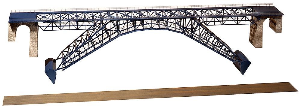 Faller 120535 Biestchtal Bridge HO Scale Model Train Building Kit for Realistic Railway Scenery and Dioramas - Perfect for Model Train Enthusiasts and Collectors