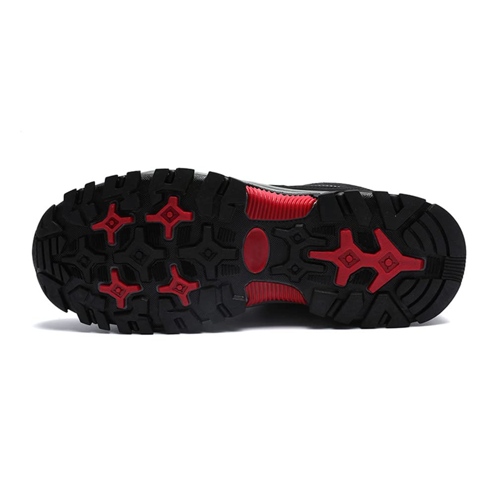 Men's Waterproof Hiking Boots - Lightweight Ankle Boots with Multi-Terrain Lugs | Durable & Sturdy Camouflage Design for Outdoor Work & Adventure | Perfect for Hiking, Camping, and Mountain Climbing