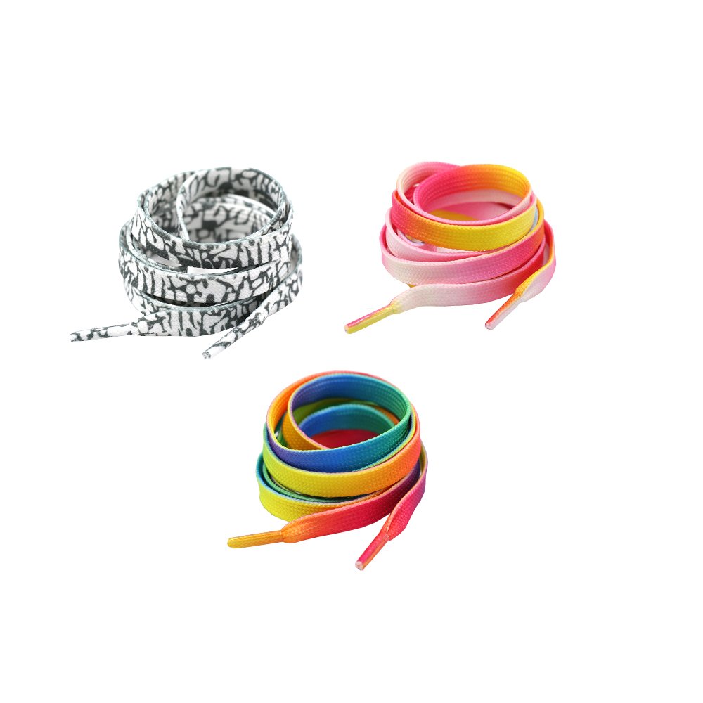 3 Pairs No Tie Elastic Shoelaces for Kids & Adults - 47