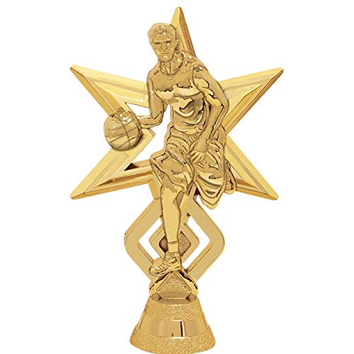 Custom Engraved Basketball Trophies for Boys - 7.25