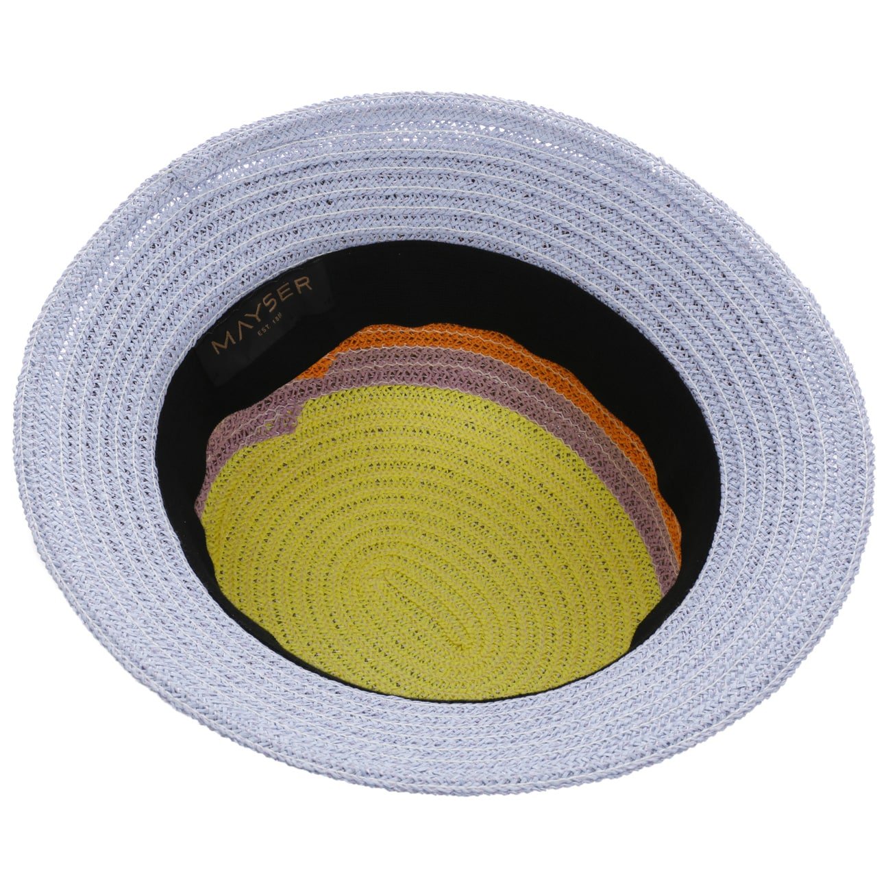 Stylish Mayser Susanne Multicolor Straw Sun Hat for Women - Perfect for Beach, Vacation, and Summer Outdoor Activities