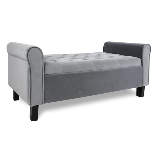 Armed Velvet Dark Grey