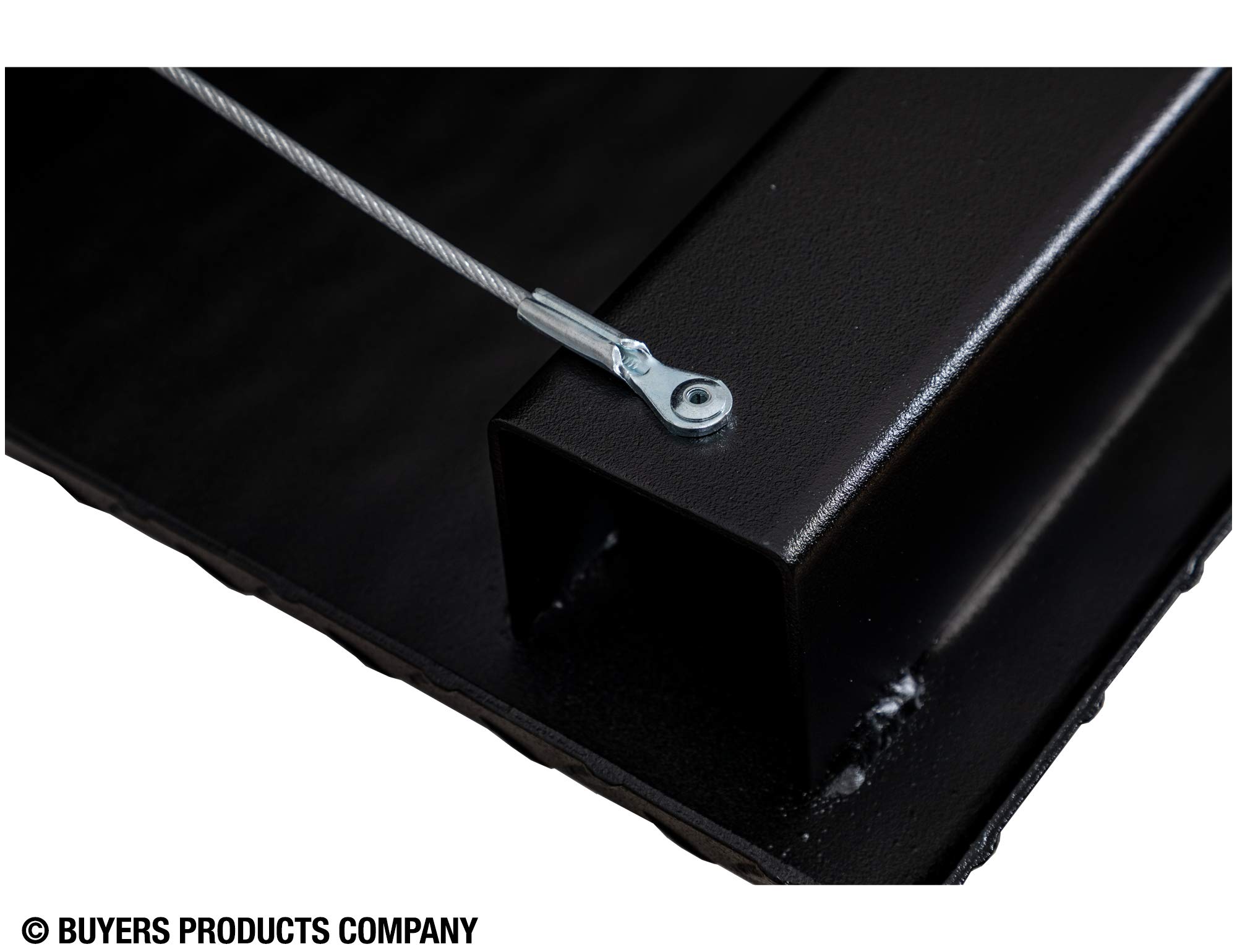 Buyers Products 1715105 Textured Matte Black Diamond Tread Aluminum Underbody Truck Tool Box - 18