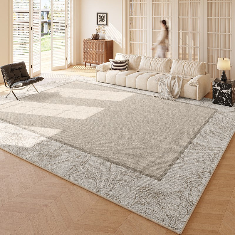 Abstract Contemporary Modern Area Rugs - Large Non-Slip Living Room Rug, Bedroom Carpet & Dining Room Decor - French Style Home Design Ideas for Housewarming Gifts & Interior Design