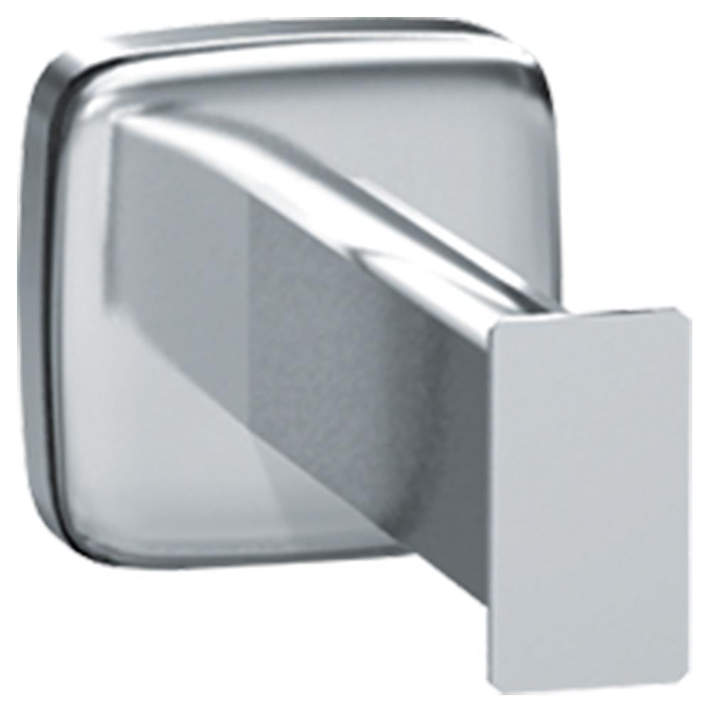 ASI 7301 Single Surface Mounted Robe Hook - Durable Bathroom & Bedroom Wall Hook for Towels, Robes & Clothes