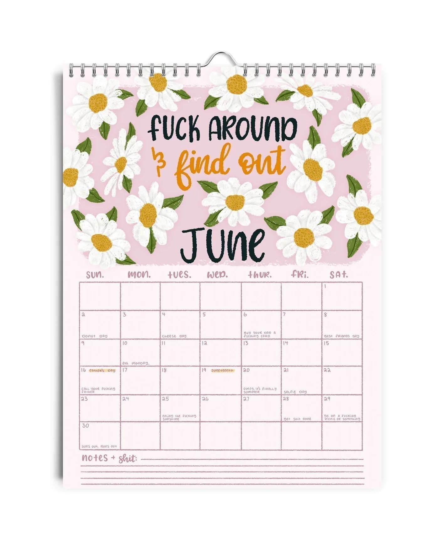 2025 Funny Sarcastic Wall Calendar Planner - Witty Office & Home Decor, Daily Planning, Novelty Note Pads - Perfect for Work Desks, Gift Ideas & Humorous Organization